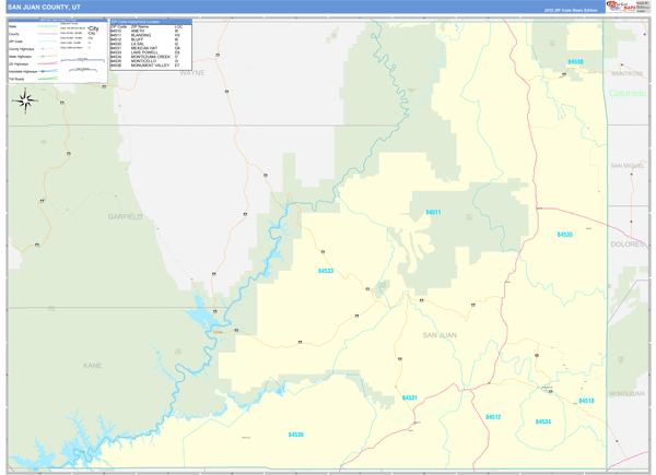 Maps of San Juan County Utah - marketmaps.com