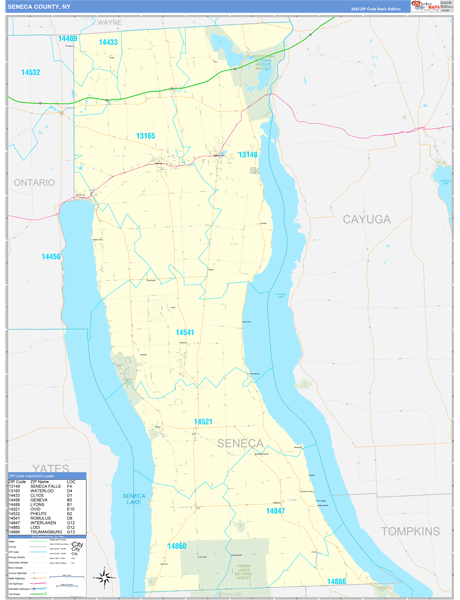 Seneca County Digital Map Basic Style