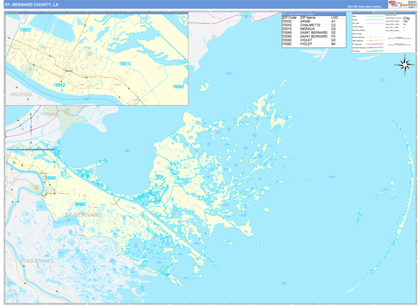 St Bernard Parish Map Maps Of St. Bernard Parish (County) Louisiana - Marketmaps.com