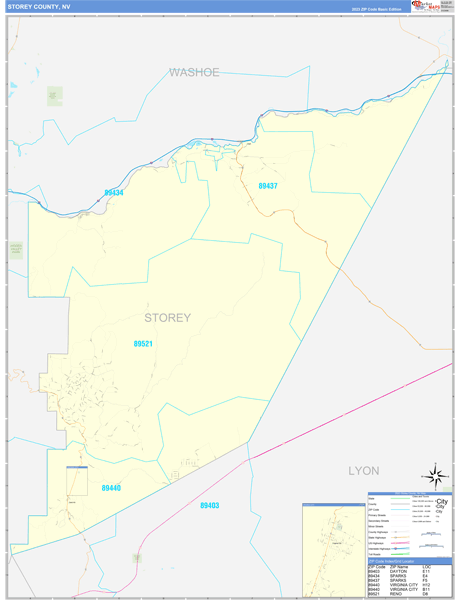 Storey County Digital Map Basic Style