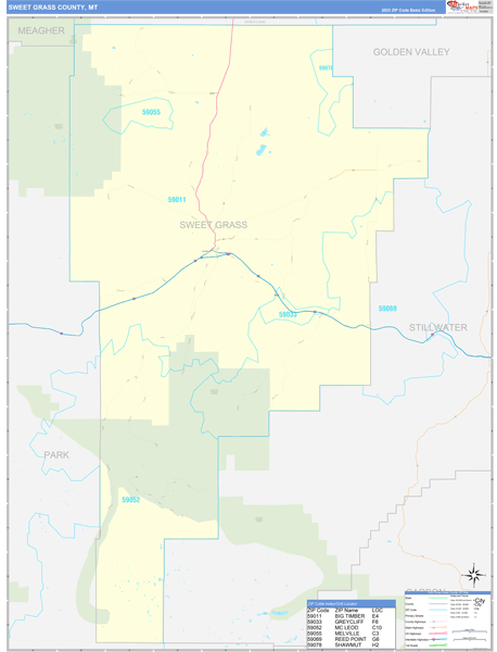 Maps of Sweet Grass County Montana - marketmaps.com