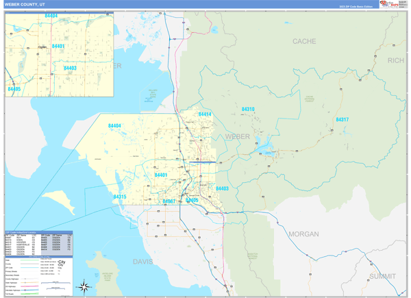 Weber County Digital Map Basic Style