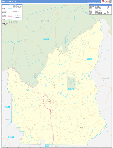 White County Digital Map Basic Style