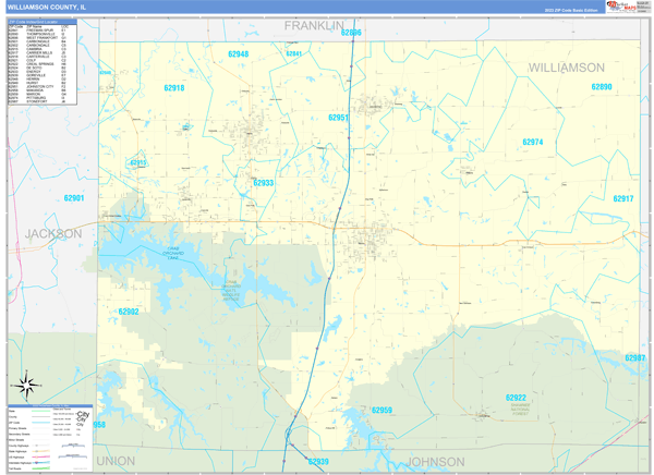 Williamson County Digital Map Basic Style