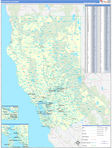 California Northern Sectional Map