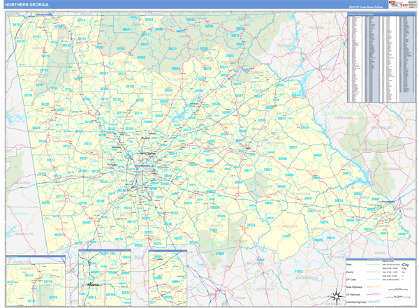 Atlanta, GA Map