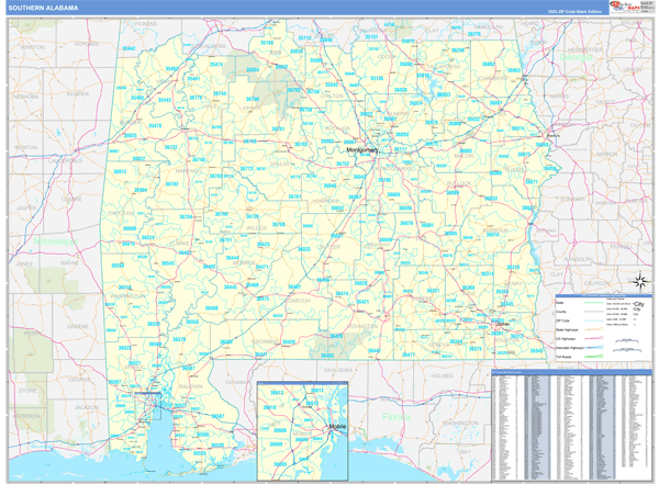 Alabama Southern Sectional Map
