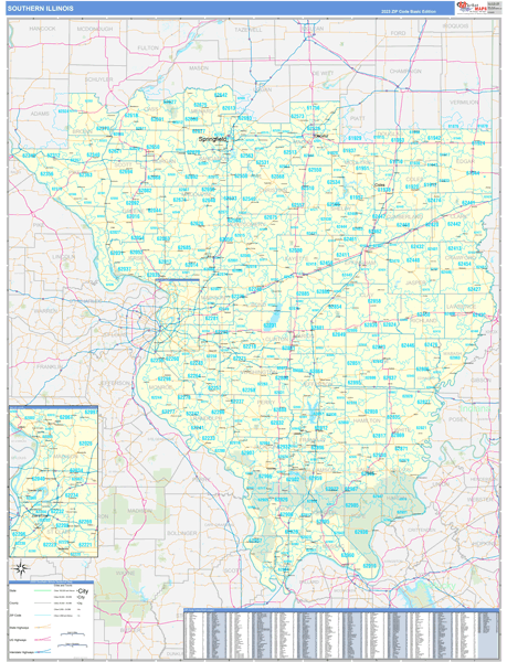 Illinois Southern Sectional Map