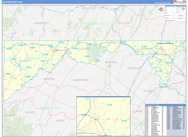 Rutland County, VT Digital Map Red Line Style