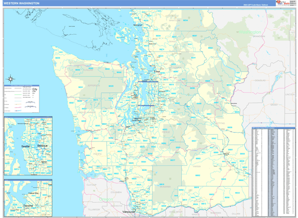 Washington Western Sectional Map