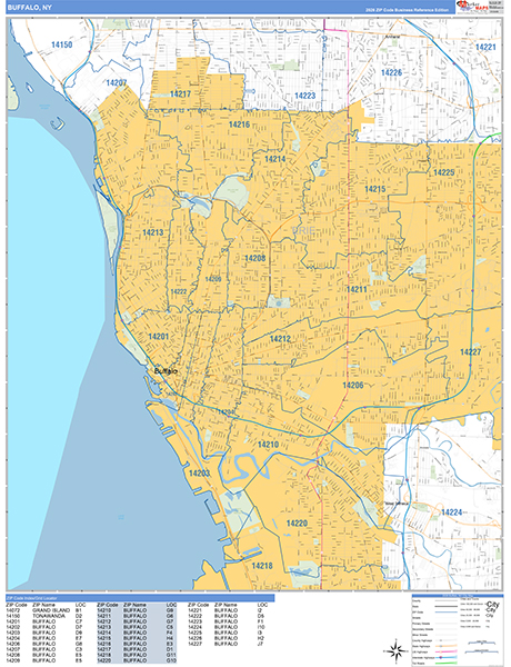 Buffalo, NY Digital Map