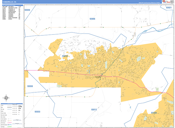 Camarillo Map Basic Style
