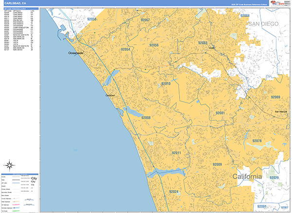 Carlsbad Map Basic Style