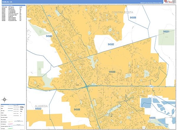Dublin Map Basic Style