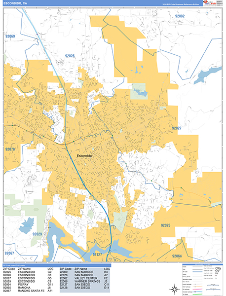 Escondido Map Basic Style
