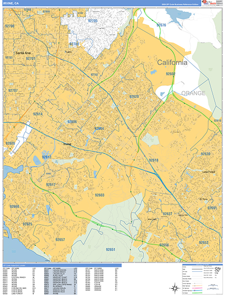 Irvine Map Basic Style
