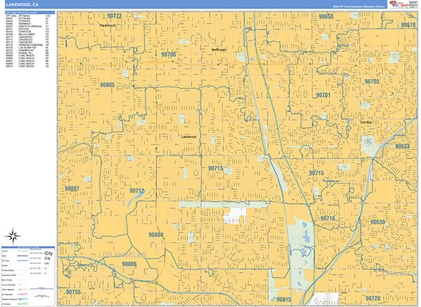 Lakewood Map Basic Style
