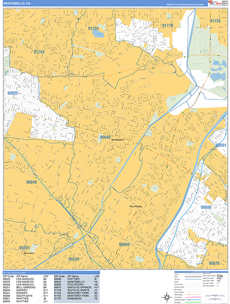 Montebello Map Basic Style