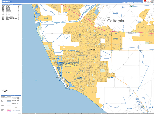 Oxnard Map Basic Style