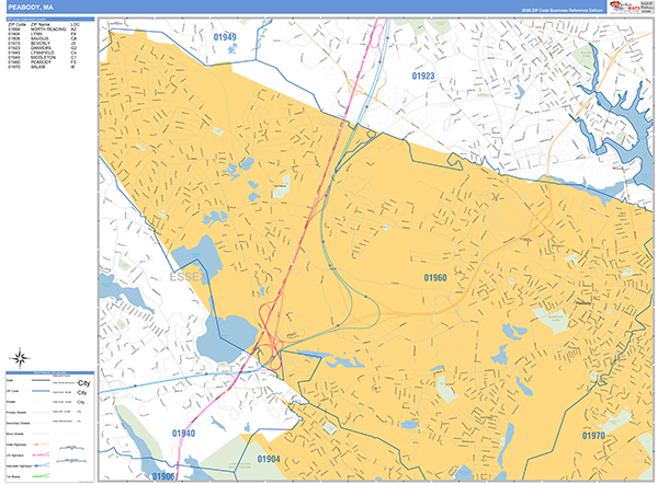 Peabody City Map Book Basic Style