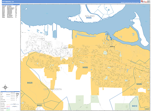 Pittsburg Map Basic Style