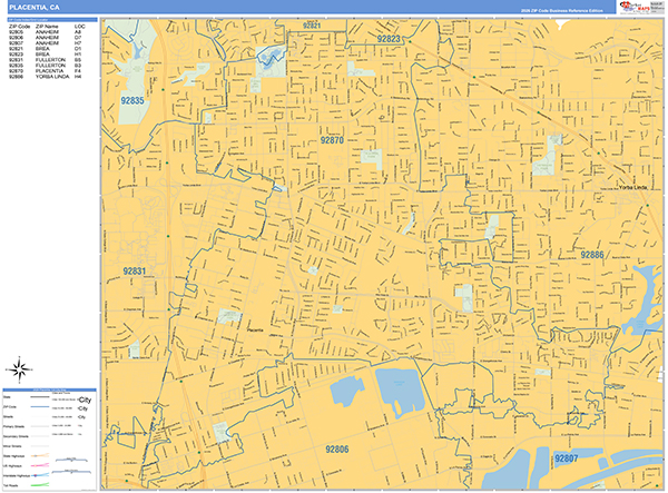 Placentia Map Basic Style