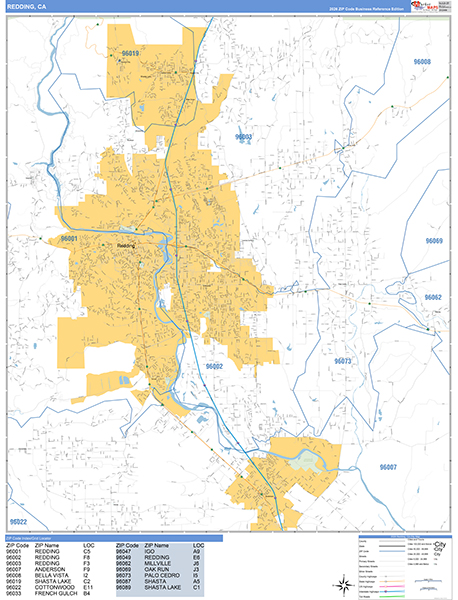 Redding Map Basic Style