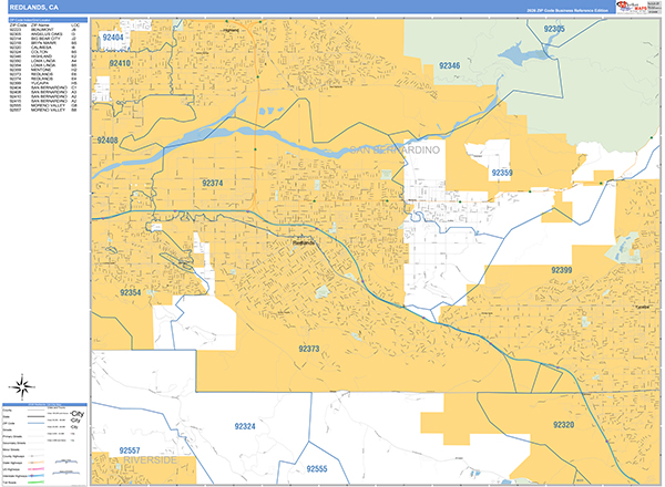Redlands Map Basic Style