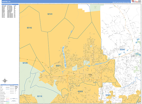 Santee Map Basic Style