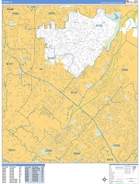 Tustin Map Basic Style
