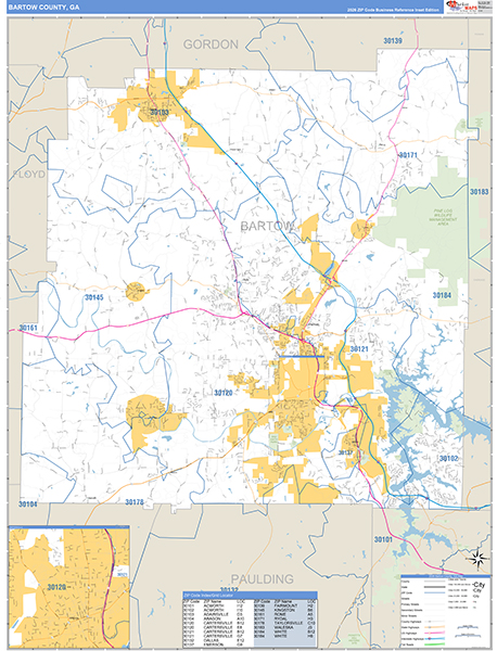 Bartow County Map Book Basic Style