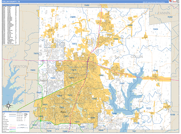 Collin County Digital Map Basic Style