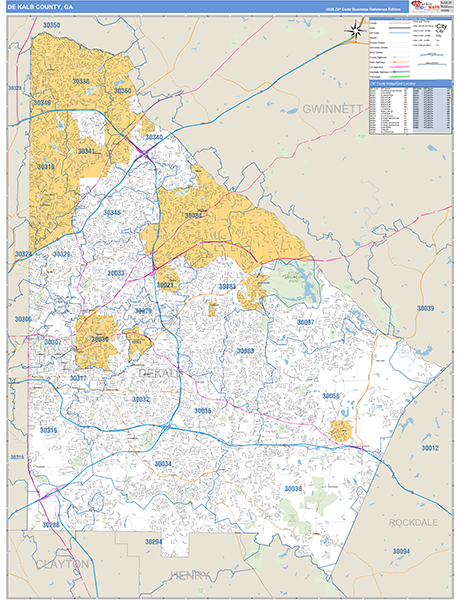 Dekalb County Map Book Basic Style