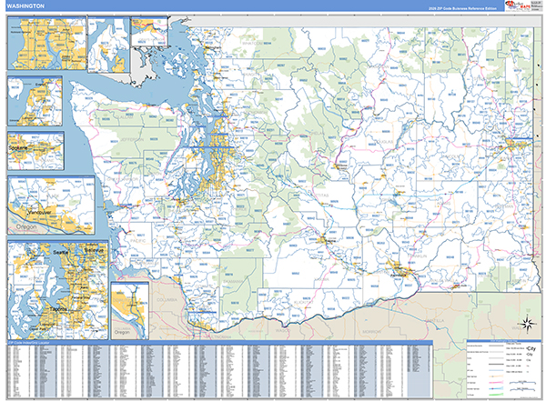 Washington Zip Code Map