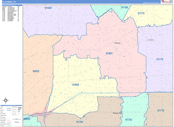 Alhambra Map Color Cast Style