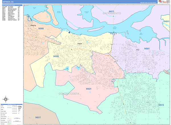 Antioch Map Color Cast Style