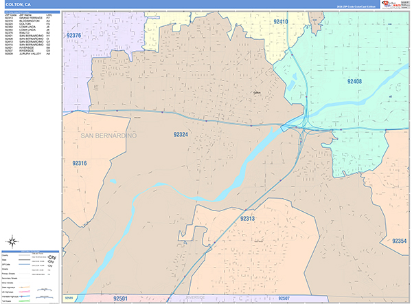 Colton Map Color Cast Style
