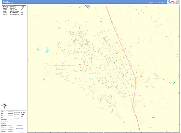 Gilroy Map Color Cast Style