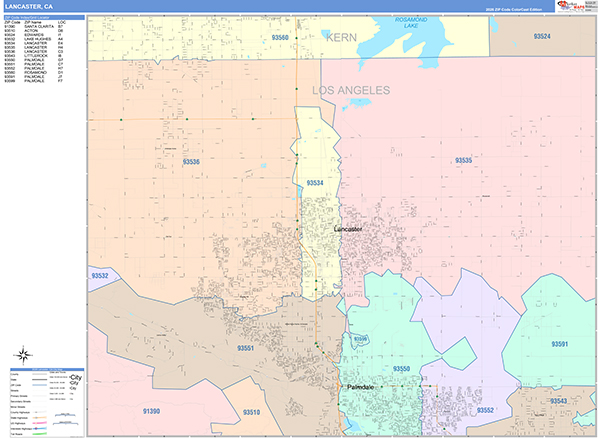 Lancaster Map Color Cast Style