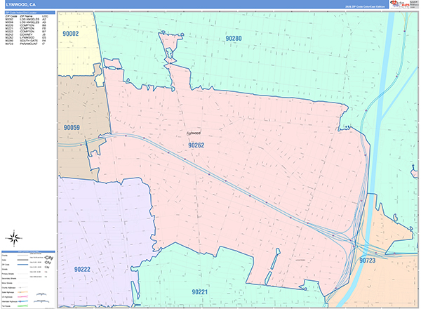 Lynwood Map Color Cast Style