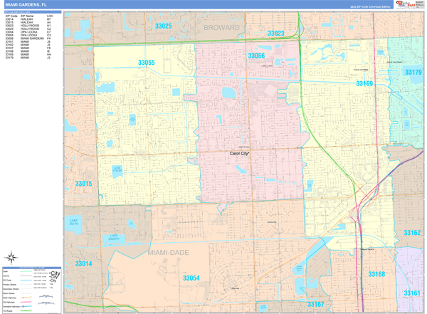 Maps of Miami Gardens Florida - marketmaps.com