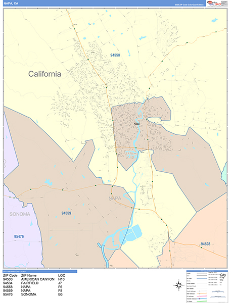 Napa Map Color Cast Style