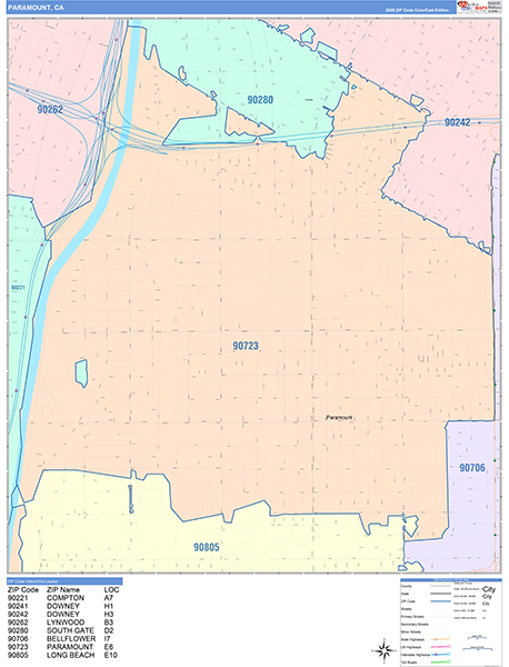 Paramount Map Color Cast Style