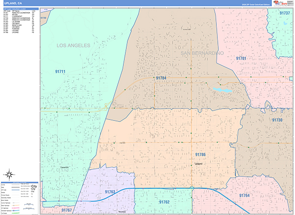 Upland Map Color Cast Style