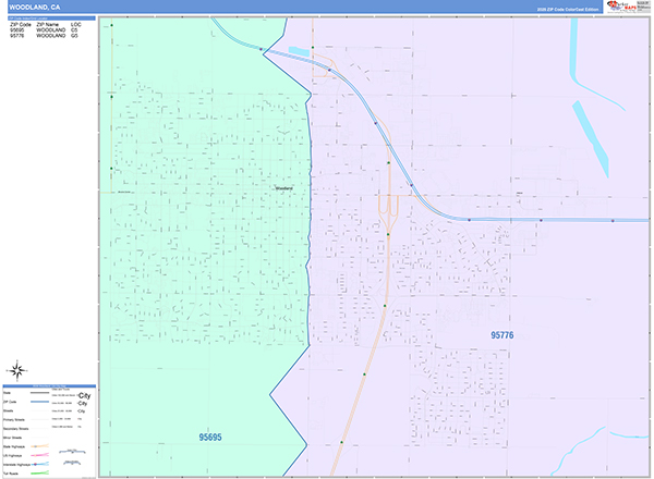 Woodland Map Color Cast Style