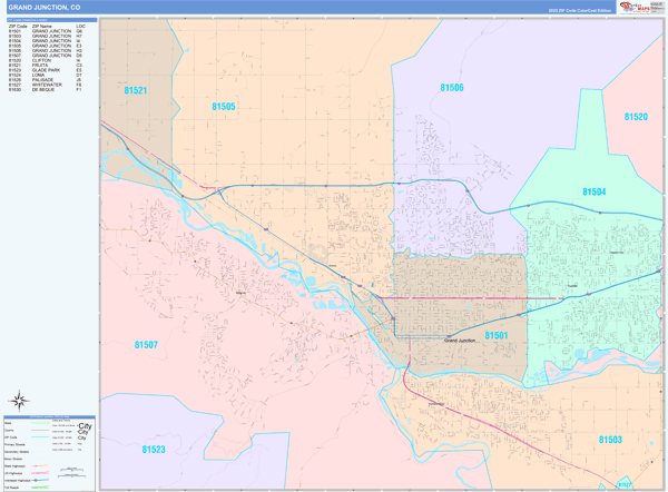 Maps of Grand Junction Colorado - marketmaps.com