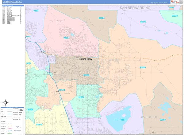 Maps of Moreno Valley California - marketmaps.com