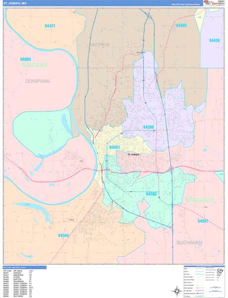 Maps of St. Joseph Missouri - marketmaps.com