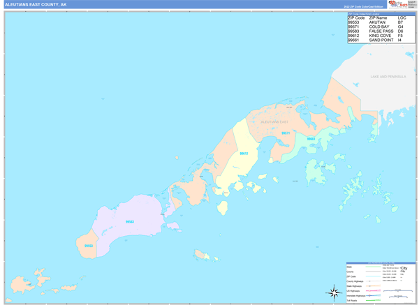 Maps of Aleutians East Borough (County) Alaska - marketmaps.com