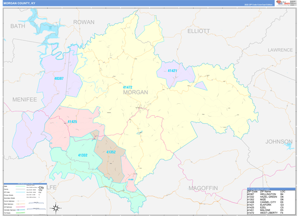 morgan-county-ky-zip-code-maps-color-cast